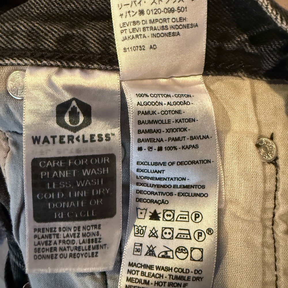Levi's Charcoal Denim Jeans - Picture 4 of 4